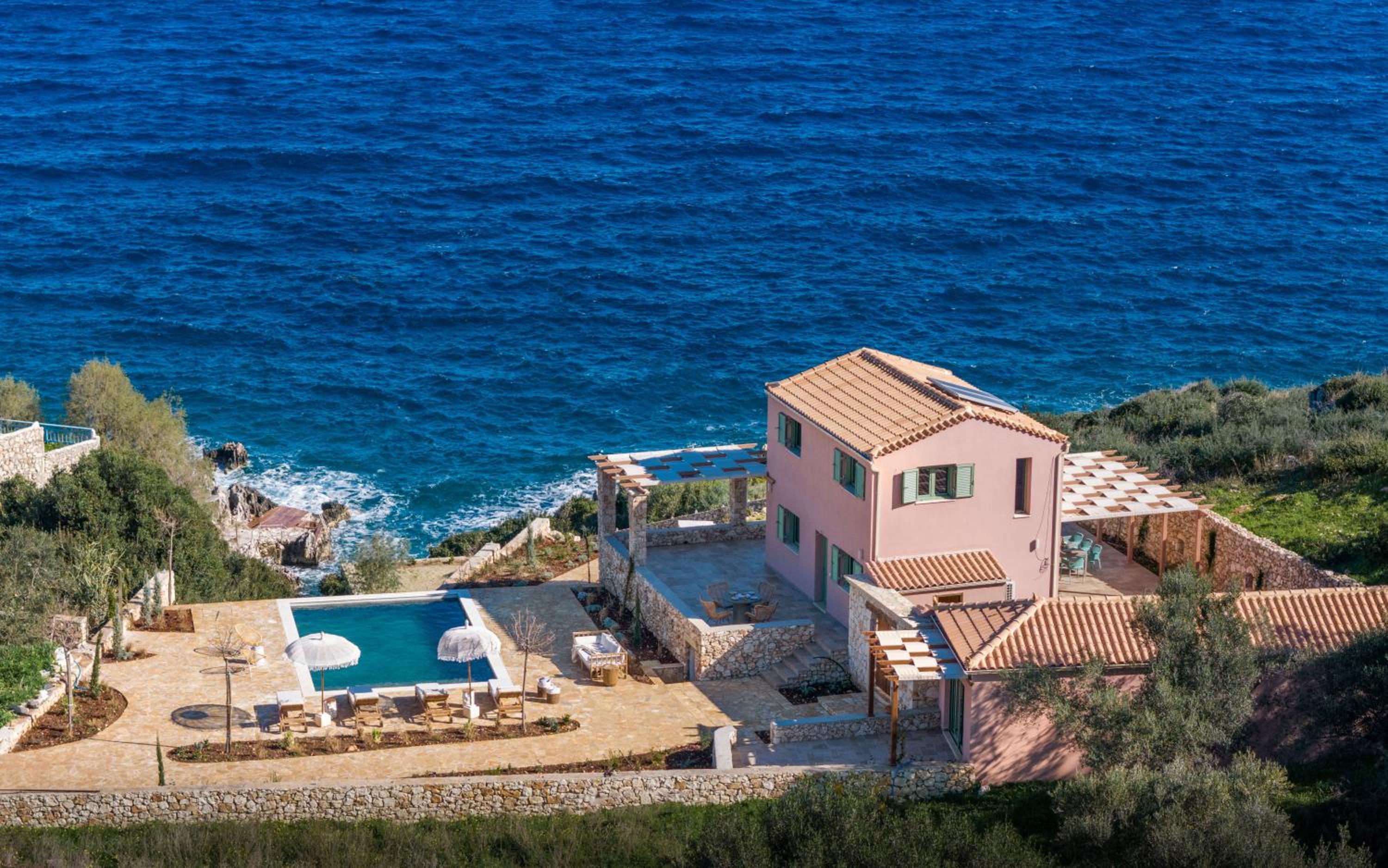 Evilia Beach Villa with Private Pool