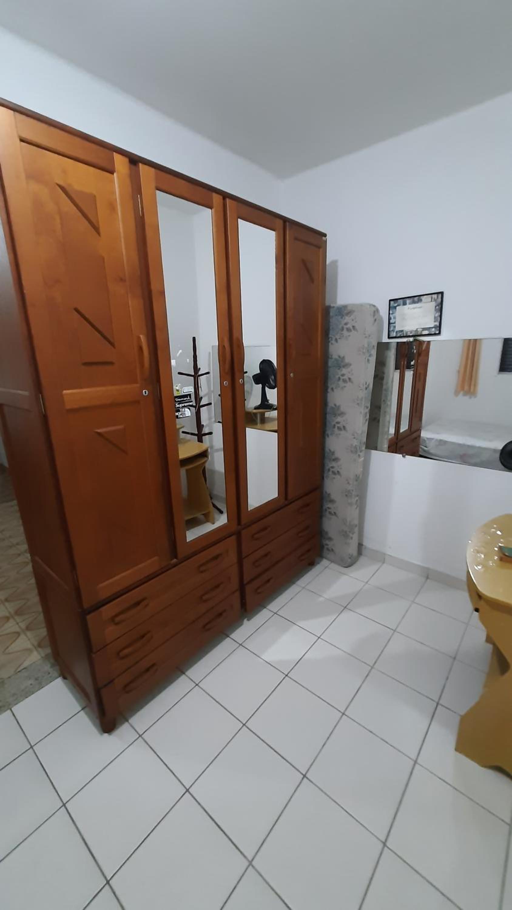 Apartamento em Santos à 10min da praia, piso térreo
