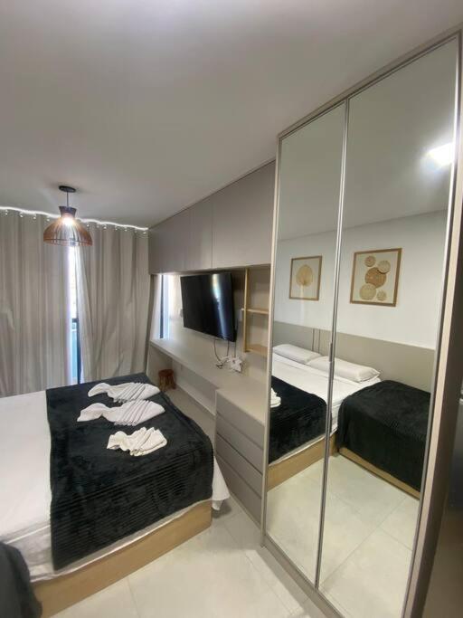 Flat VP 14 no centro com Piscina by La Playa
