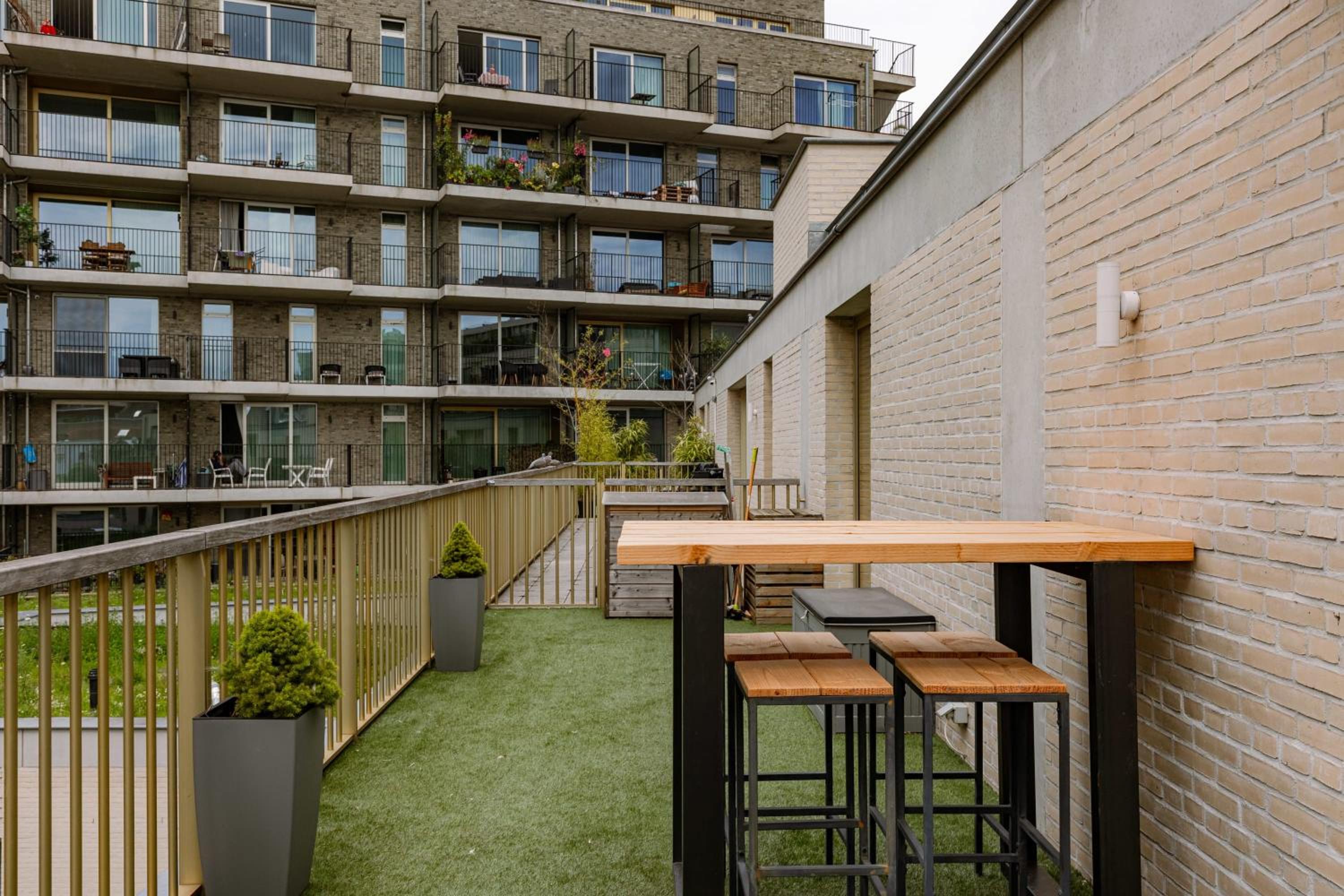 Modern apartment with large terrace