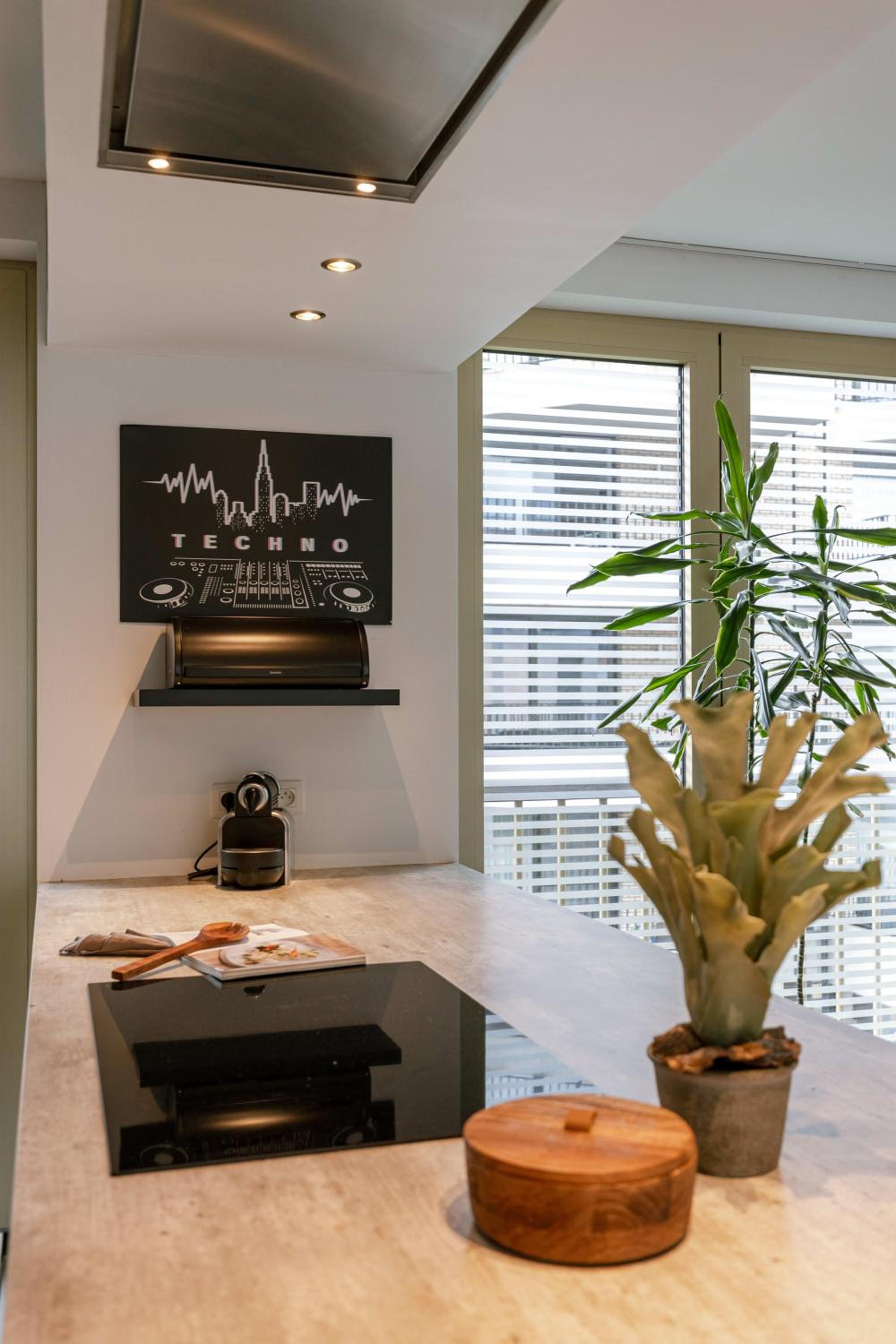 Modern apartment with large terrace
