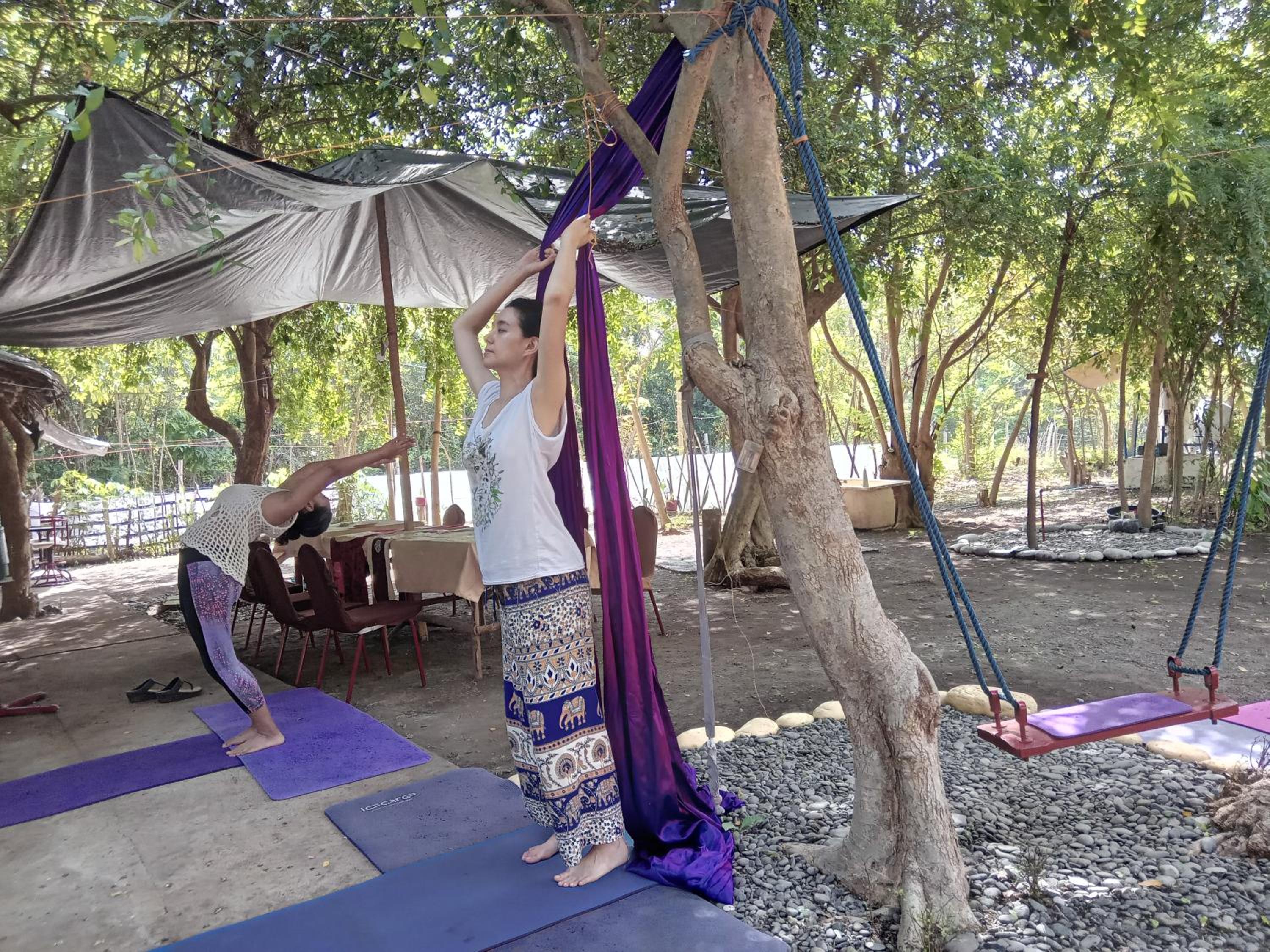 JUNGLE AERIAL ARTS NAMASTE LA UNION Chi fan kubo 2pax