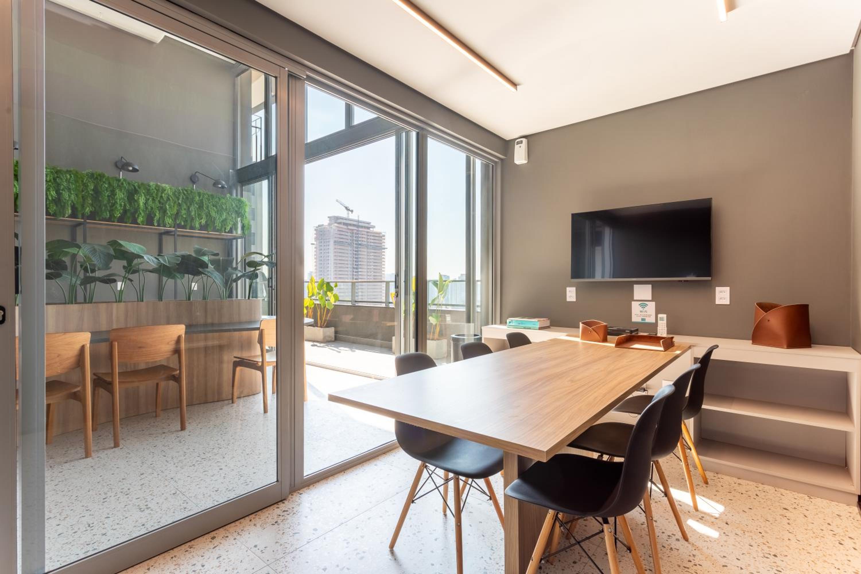 Studio novo Brooklin com Piscina no Rooftop