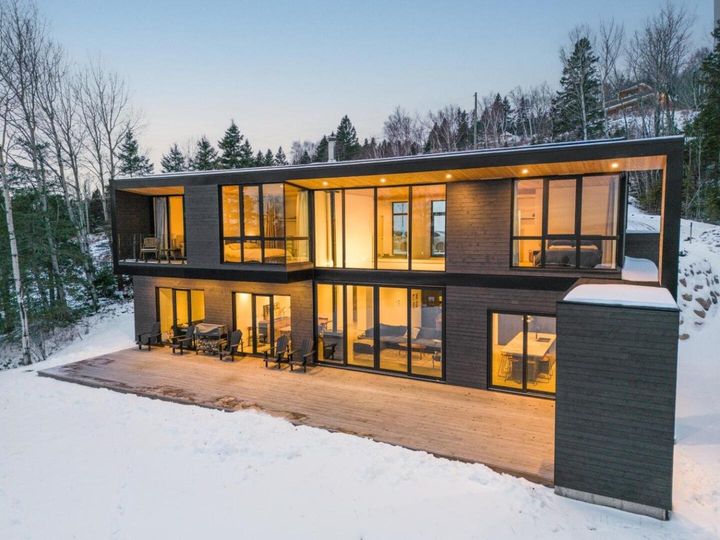 Le Ruisseau: luxurious villa in Charlevoix.