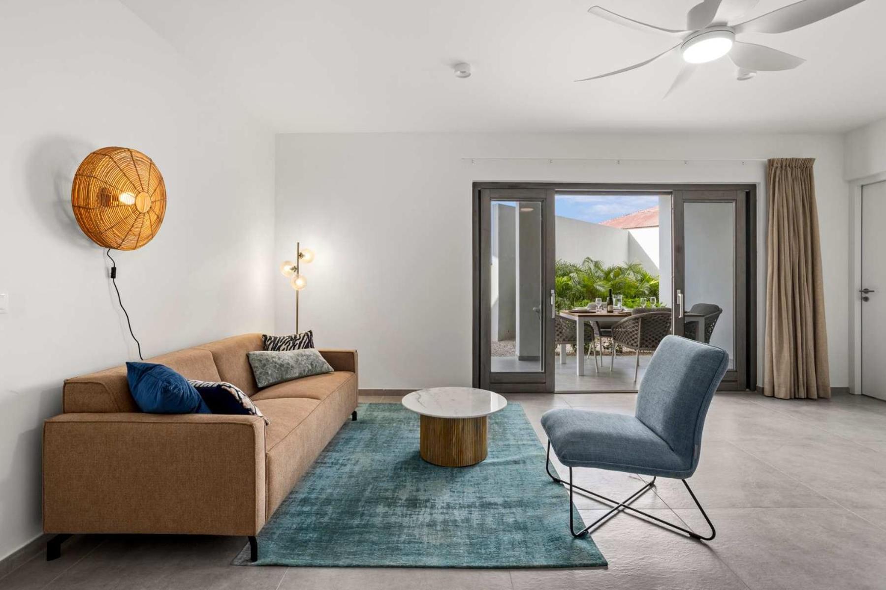 Bonaire Beach Apartment 2 with communal pool and diving facilities