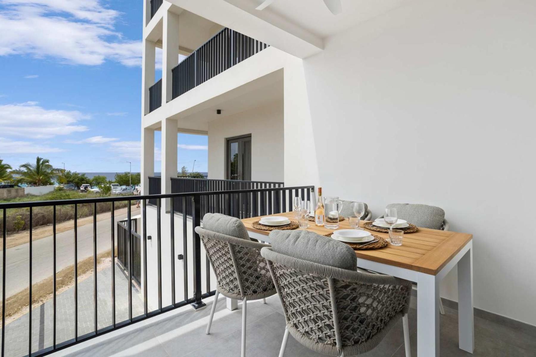 Bonaire Beach Apartment 5 with shared pool and diving facilities
