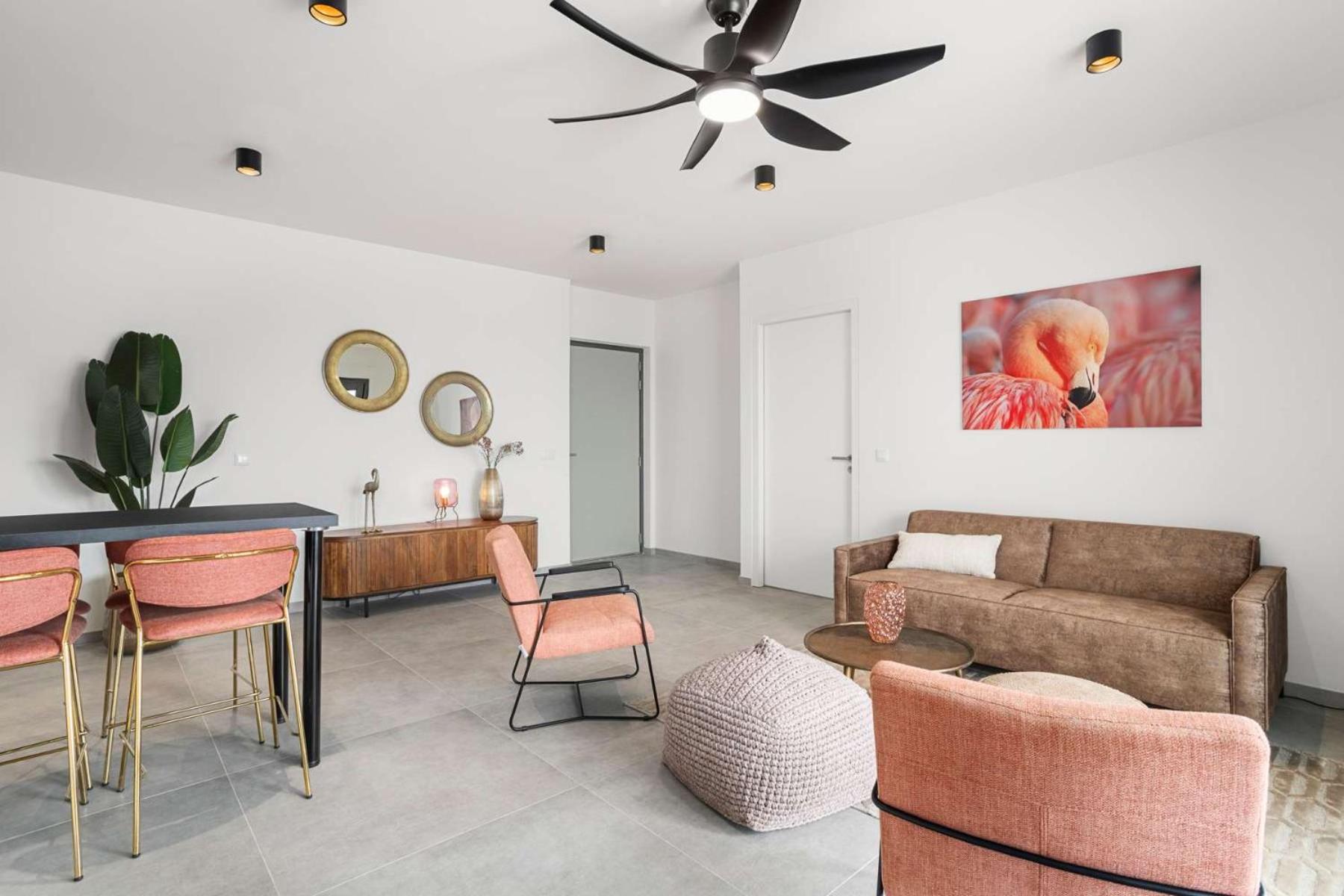 Bonaire Beach Apartment 6 with shared pool and diving facilities