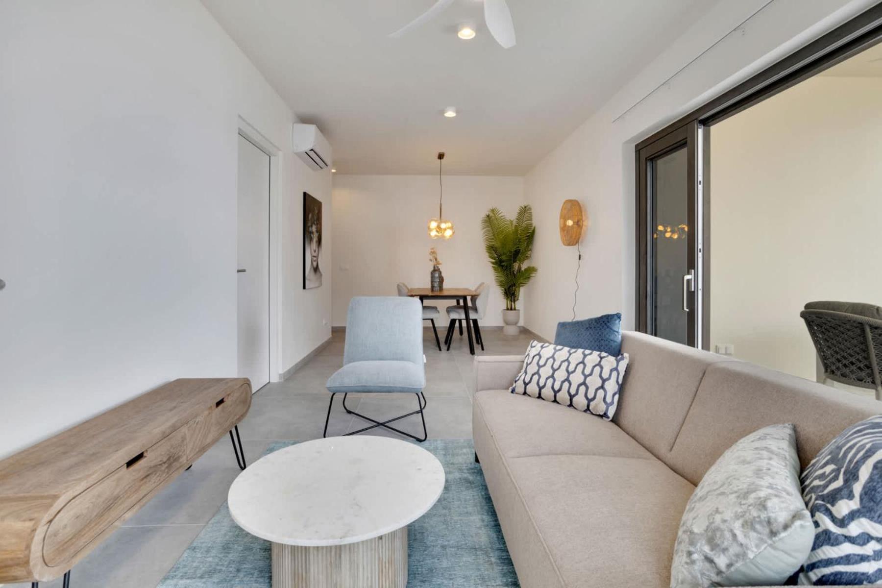 Bonaire Beach Apartment 15 with communal pool and dive facilities