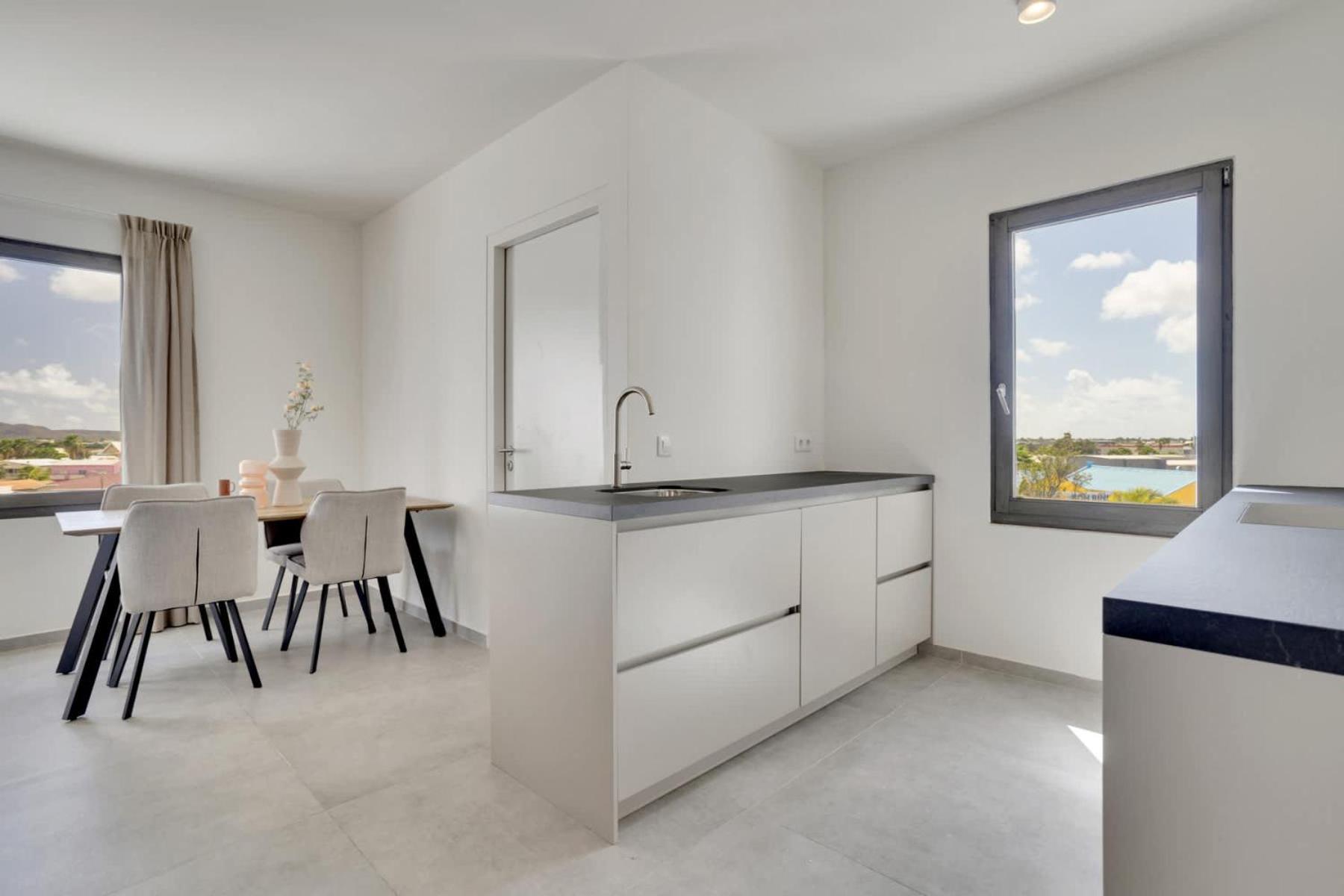 Bonaire Beach Apartment 16 with communal pool and diving facilities