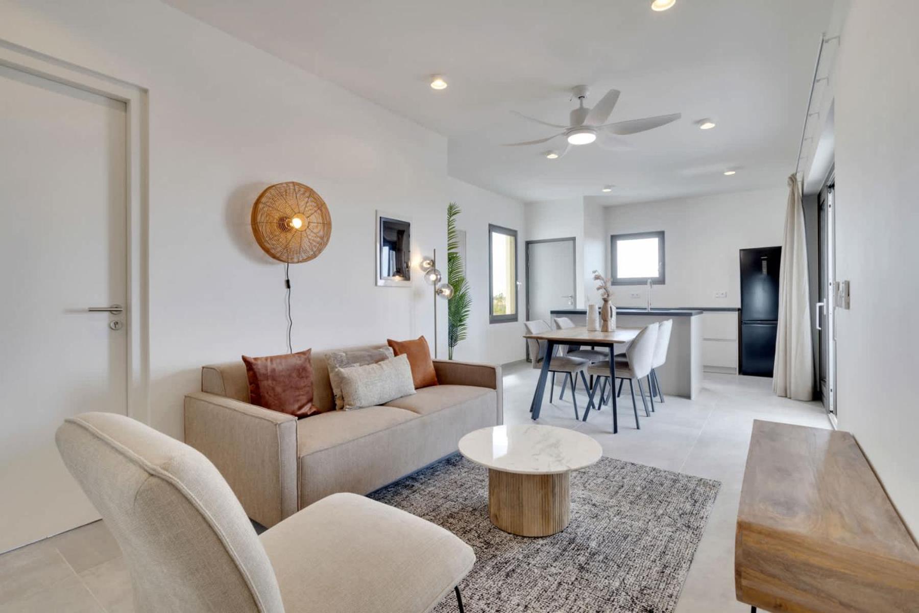 Bonaire Beach Apartment 17 with communal pool and diving facilities