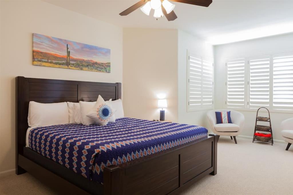 Gated Ocotillo house, pool heater, BBQ, golf views - Property Image 36