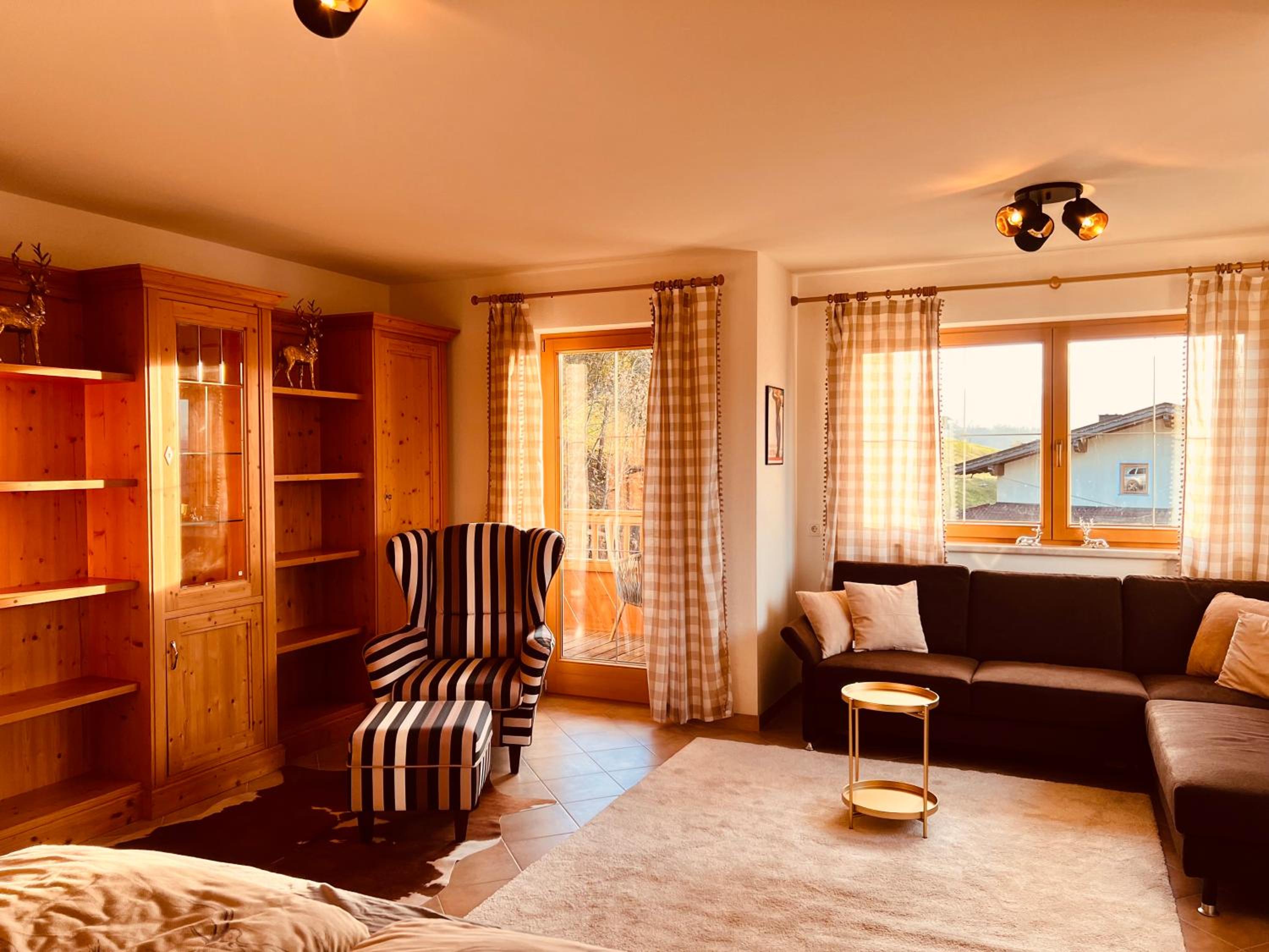 New Chalet Platzhirsch Panorama Blick Sauna Rohrberg Maximilian