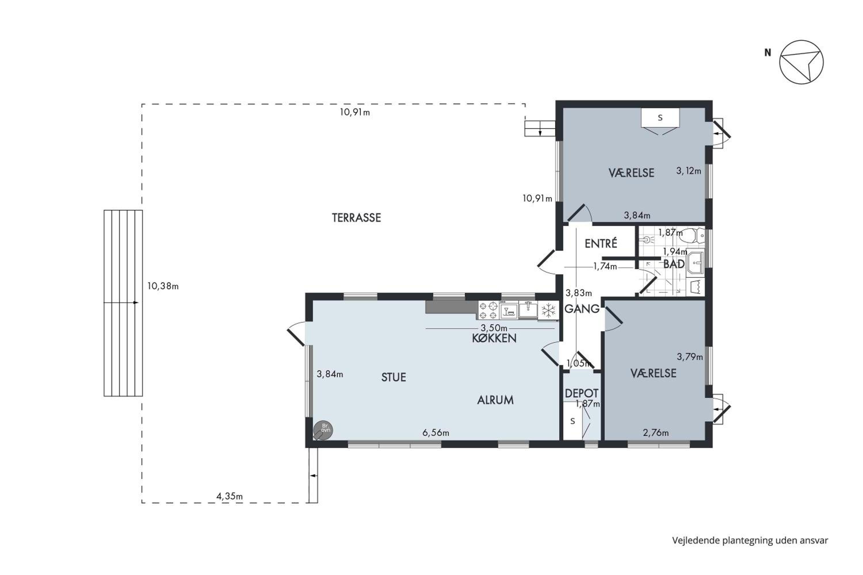 Nice Home In Ebeltoft With 2 Bedrooms