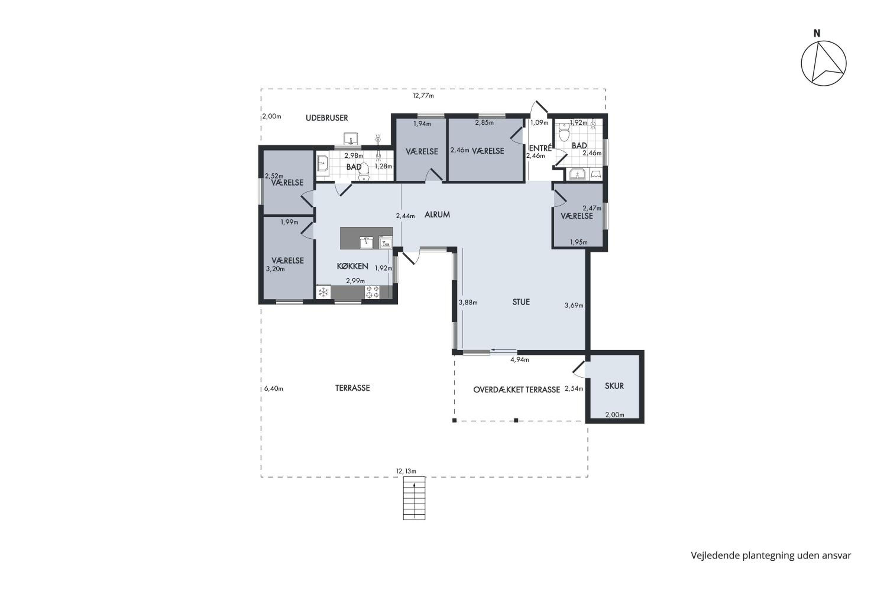 Spacious Holiday Home With Sea Glimpse Walking Distance To Lyngsbæk Beach