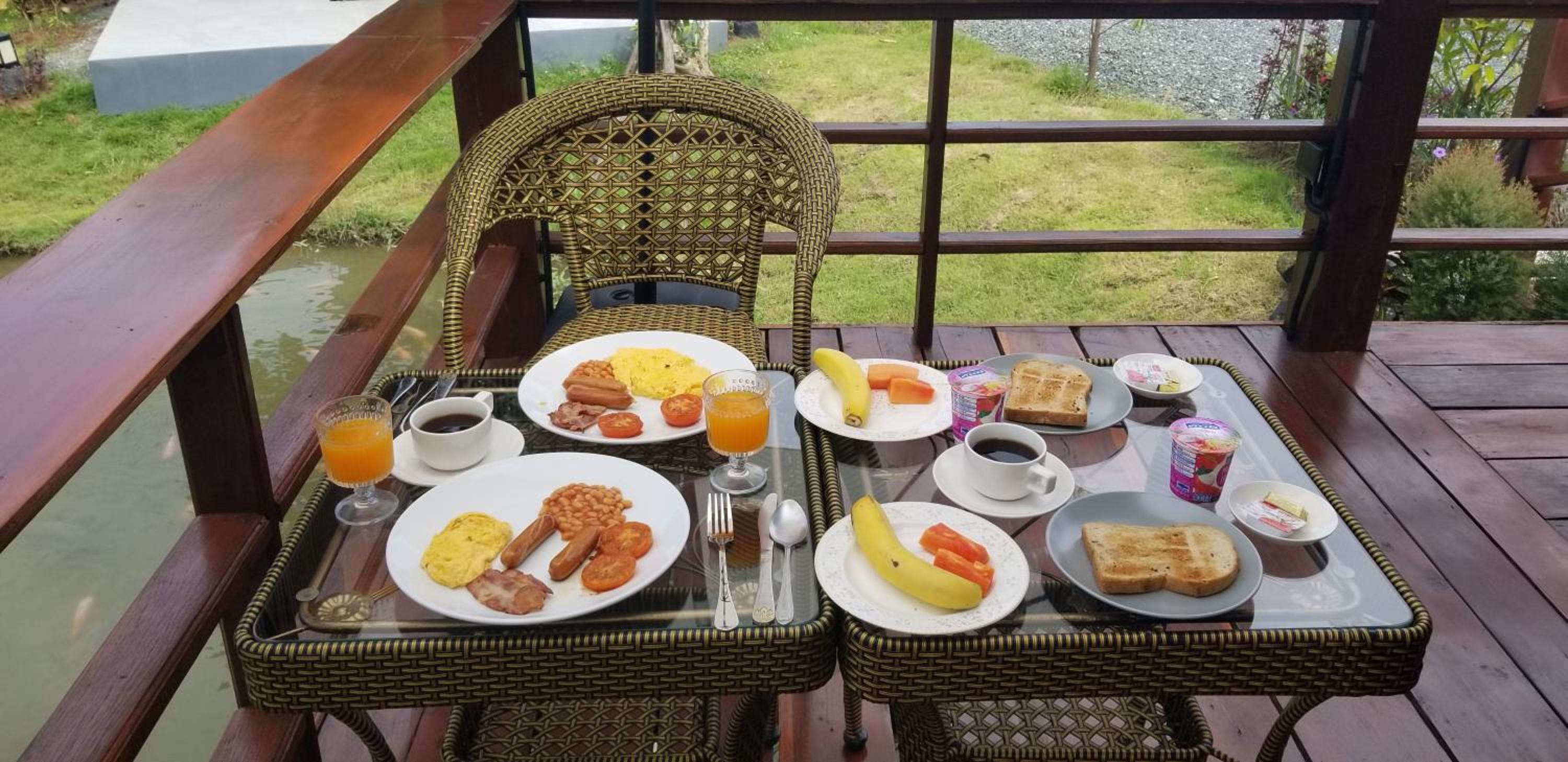 The garden pool villa resort at Doi Saket