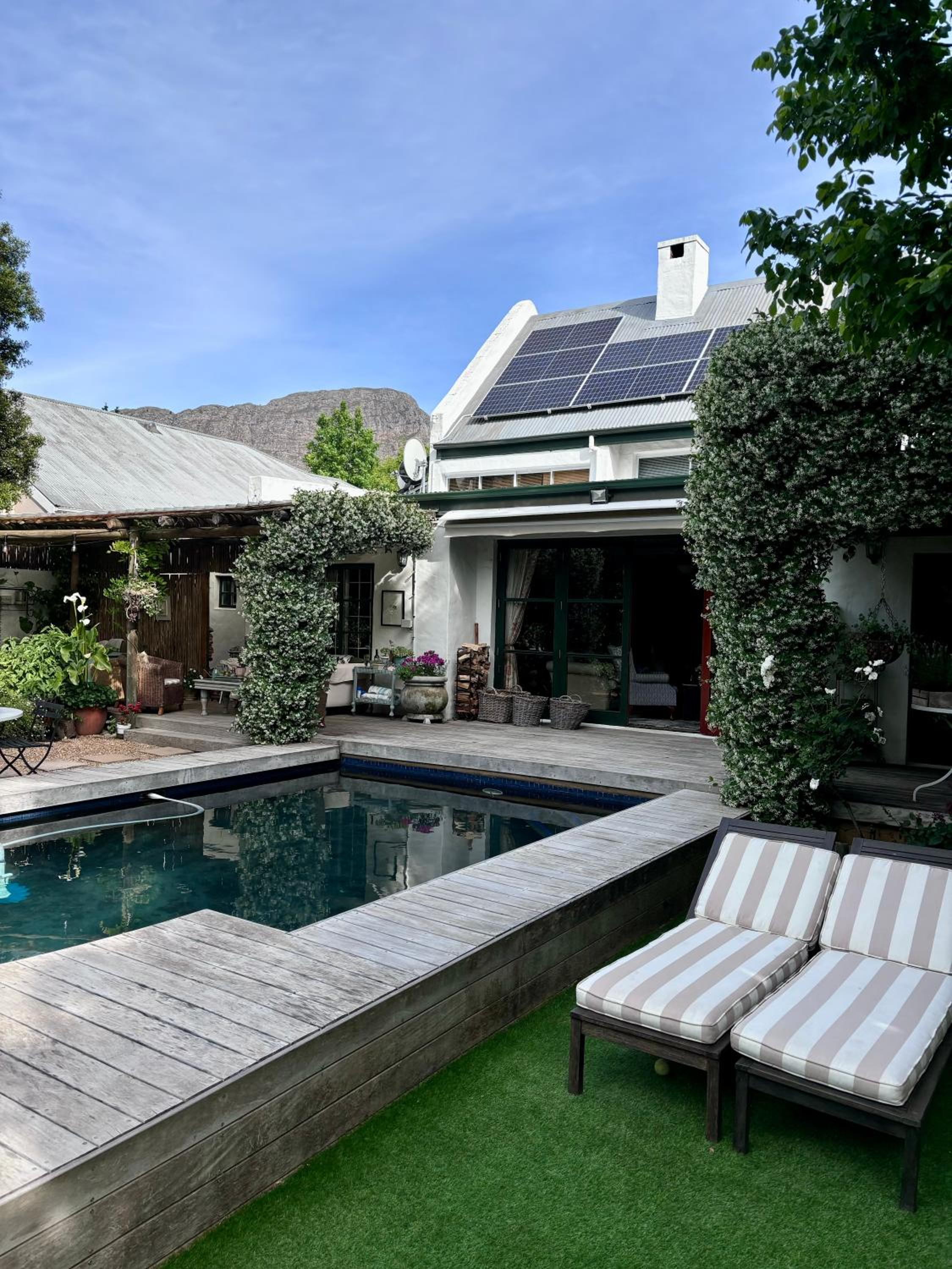 Garden oasis in the village view 5