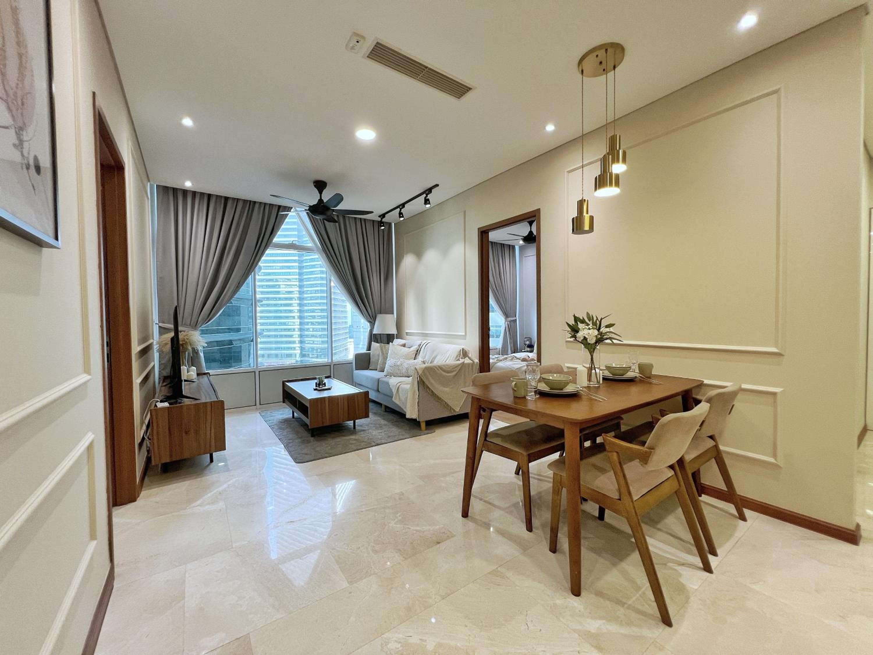 Sky Suites Calm 2BR Suite at KLCC