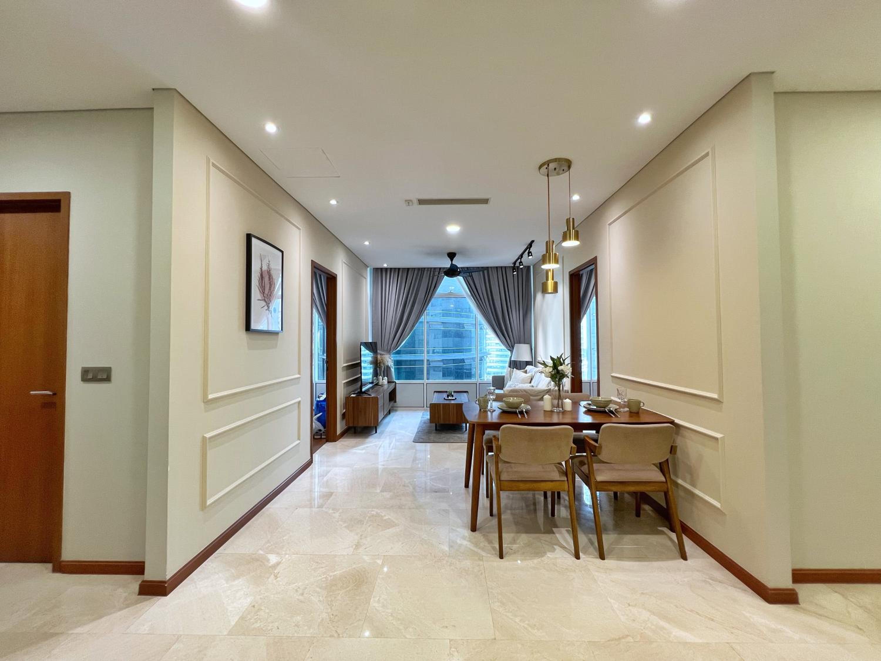 Sky Suites Calm 2BR Suite at KLCC