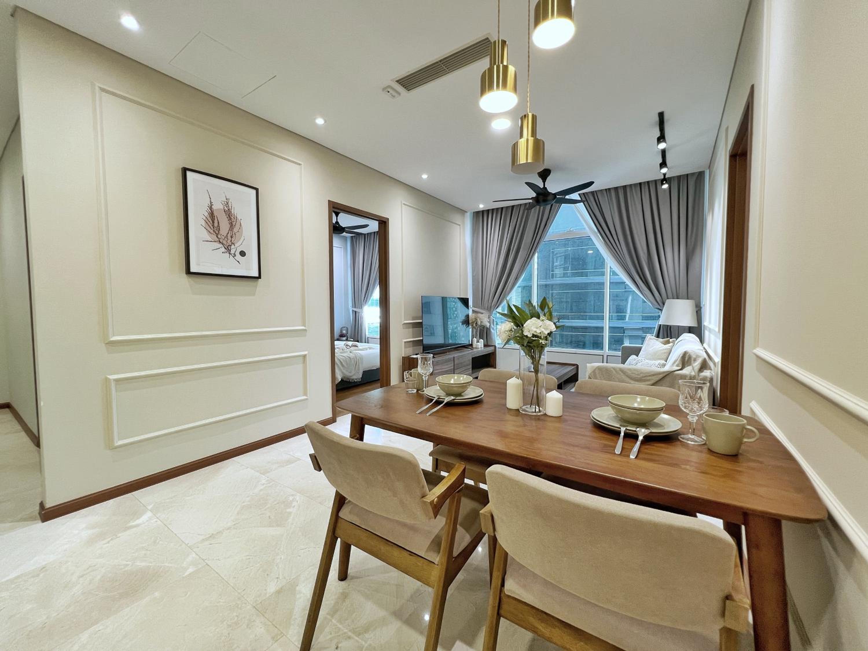 Sky Suites Calm 2BR Suite at KLCC