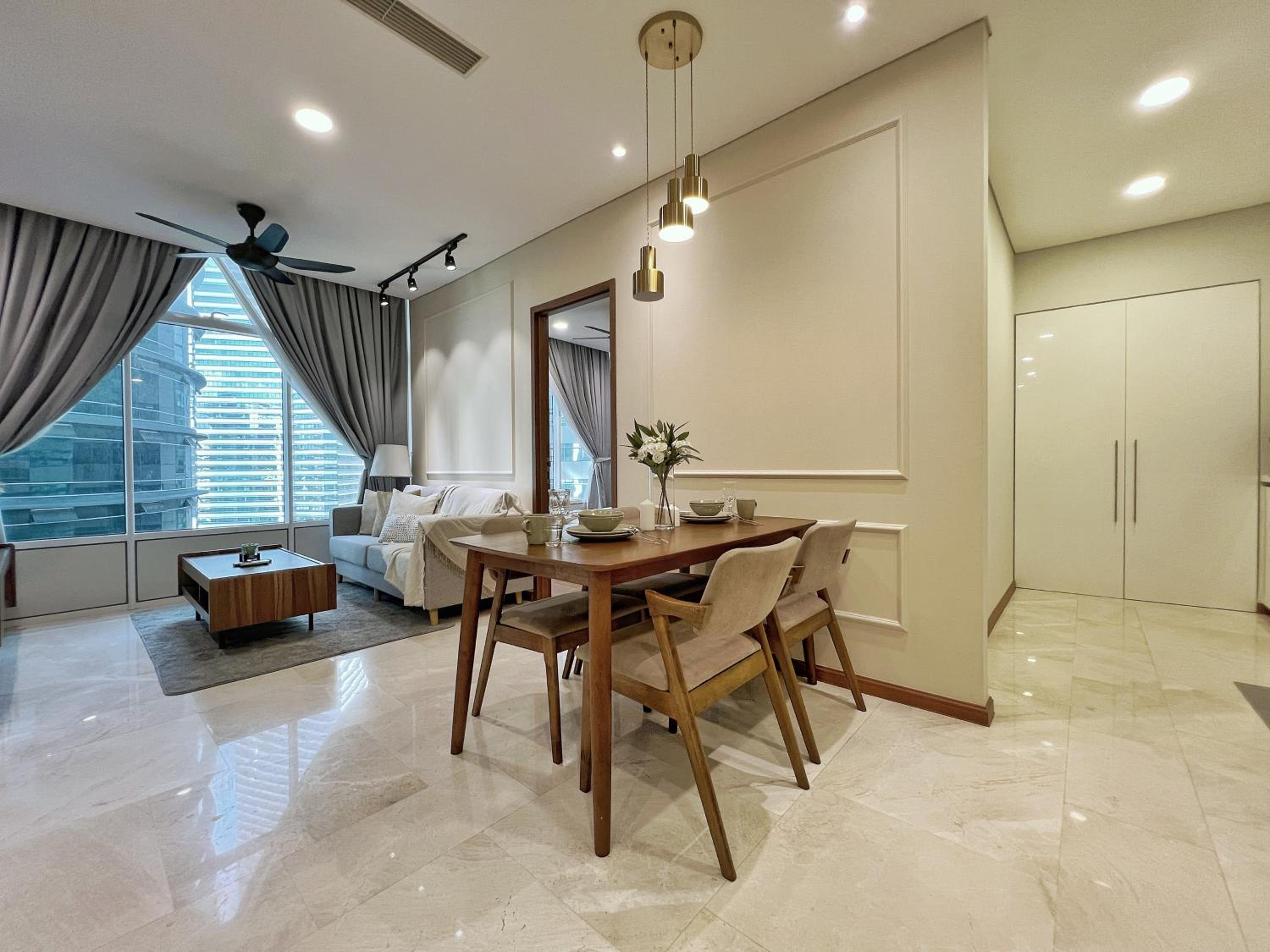 Sky Suites Calm 2BR Suite at KLCC