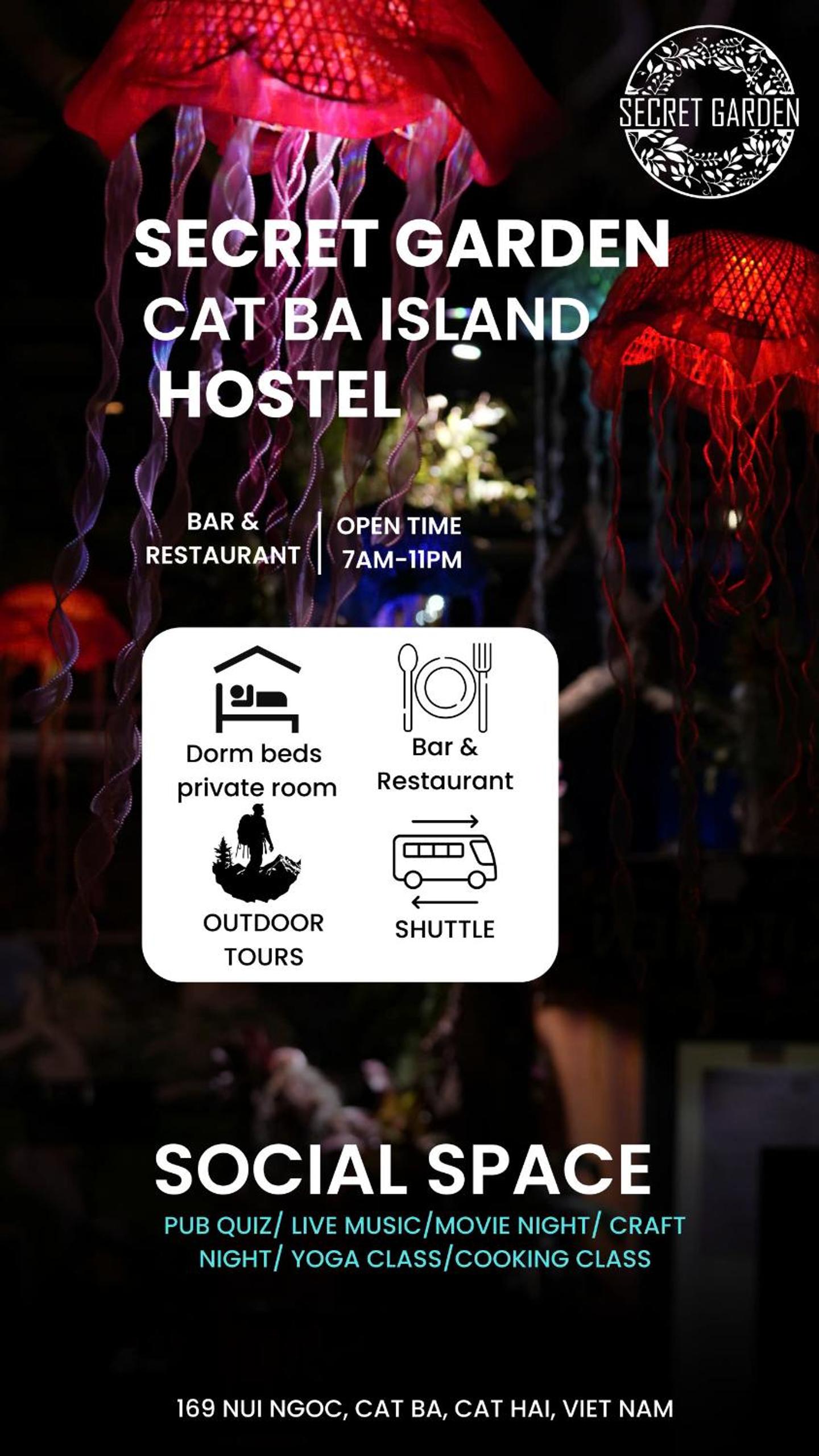 SECRET GARDEN Hostel - WANDERNEST Cat Ba