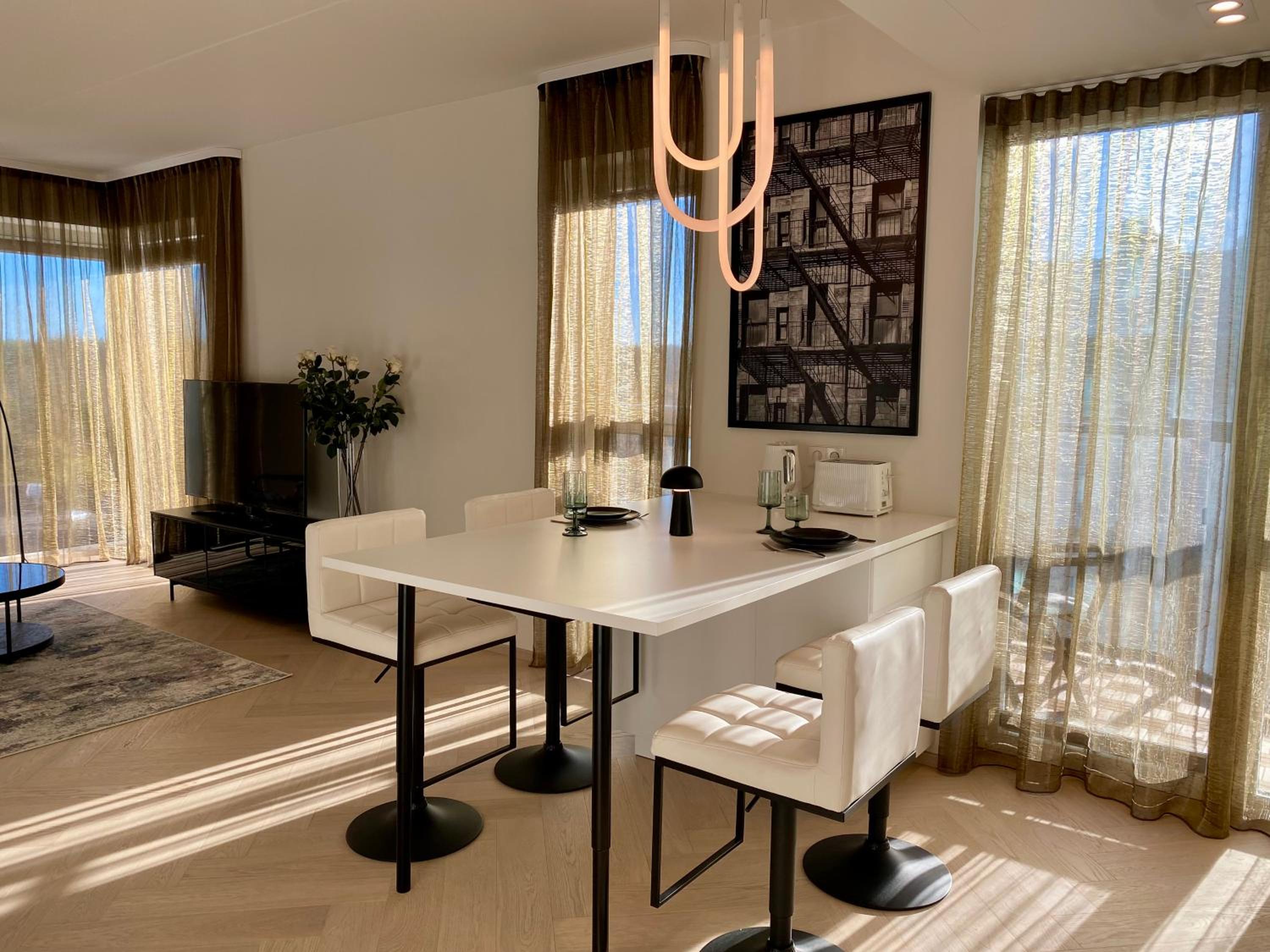 Vektor Premium Apartment with Rooftop Garden & Free Parking