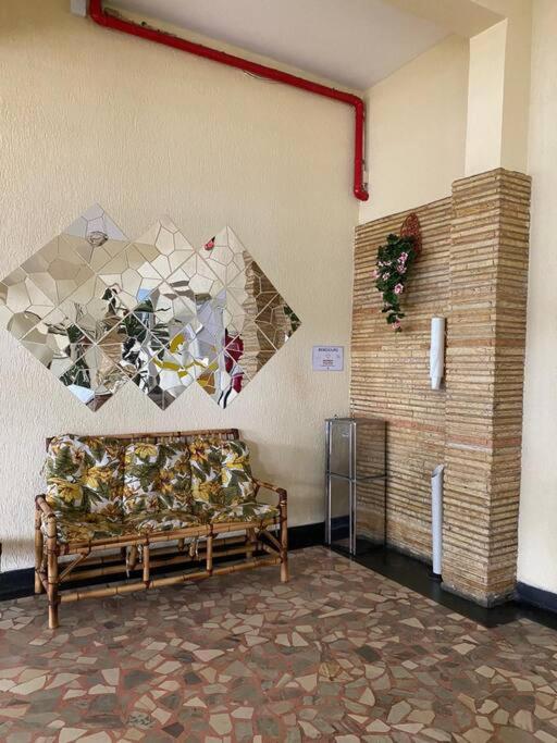 Apartamento em São Vicente Pé na areia