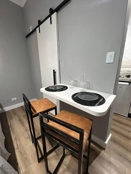 Apartamento em São Vicente Pé na areia
