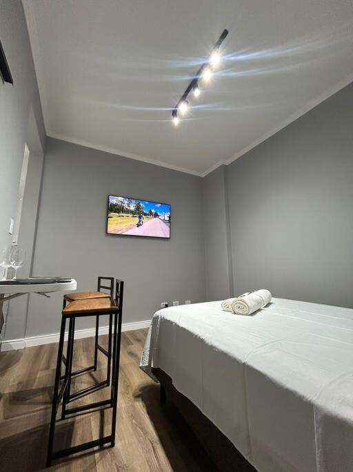 Apartamento em São Vicente Pé na areia