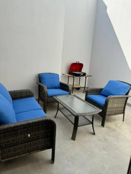 luxury apartment with a terrace and private entrance