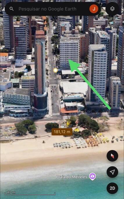 Vista Mar incrível com 2 Quartos Beira Mar Fortaleza