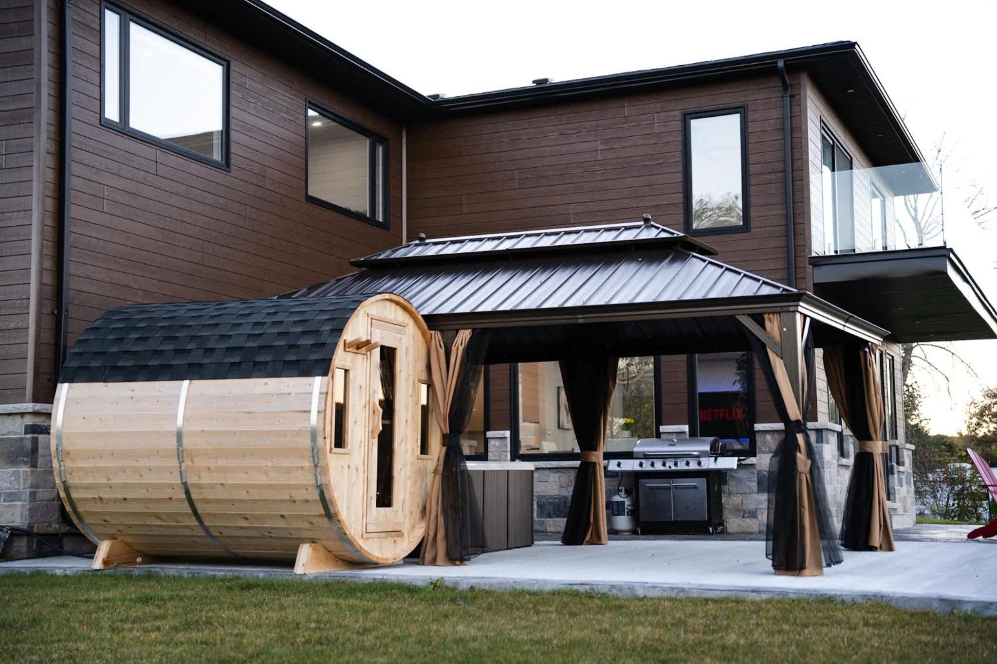 Riverfront Retreat Modern Home w Sauna and Hot Tub