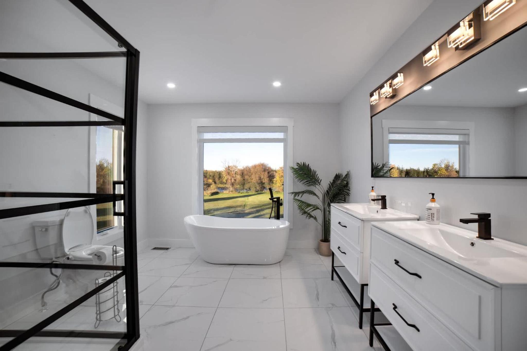 Riverfront Retreat Modern Home w Sauna and Hot Tub