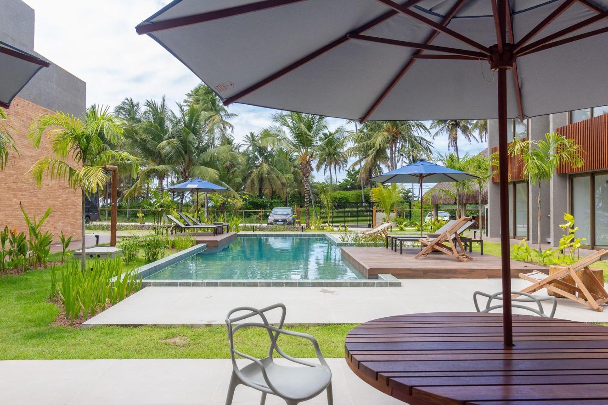 Villa Naluri Frente Mar em Japaratinga por Quarto à Vista