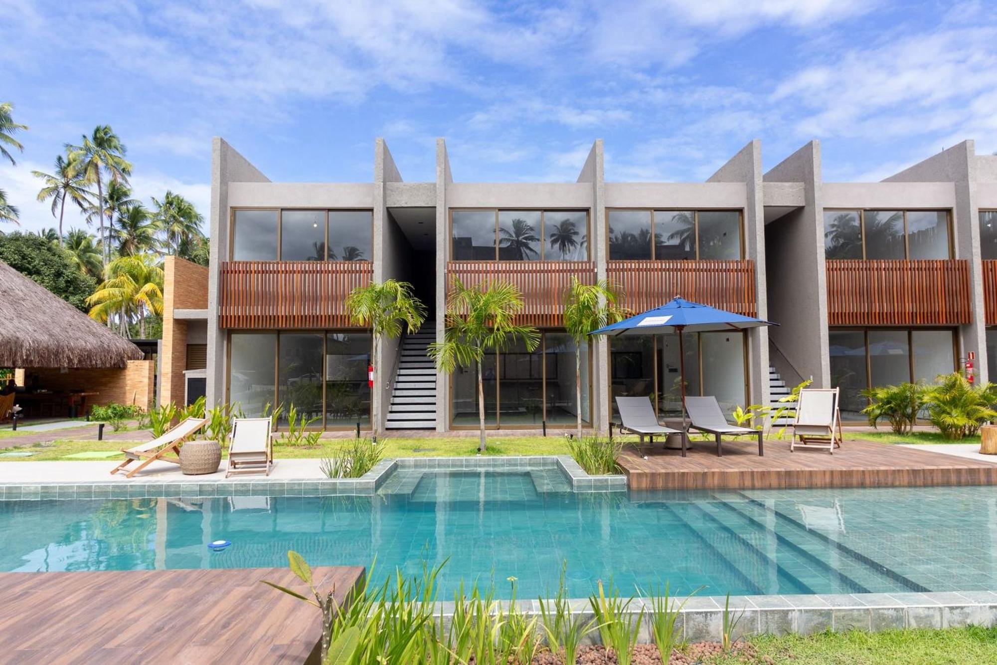 Villa Naluri Frente Mar em Japaratinga por Quarto à Vista