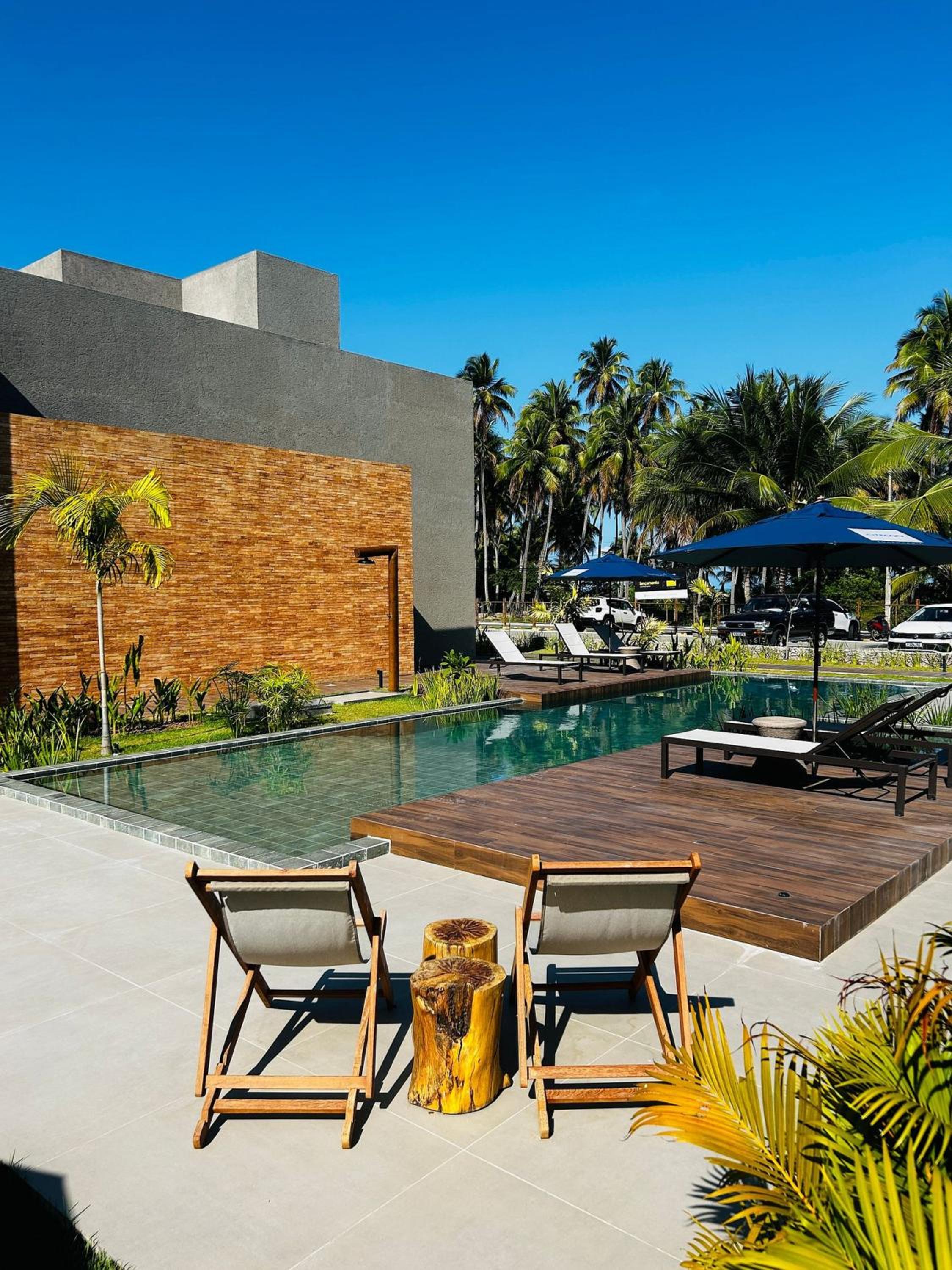 Villa Naluri Frente Mar em Japaratinga por Quarto à Vista