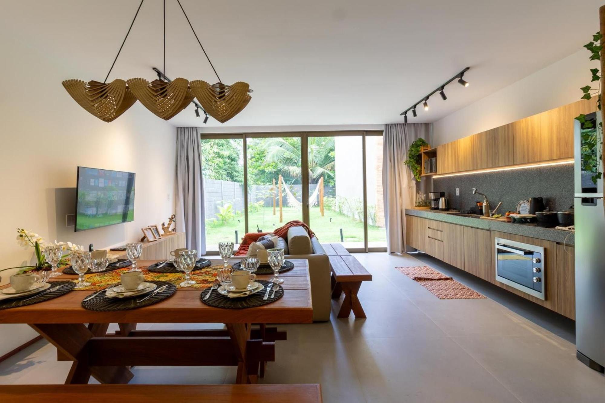 Villa Naluri Frente Mar em Japaratinga por Quarto à Vista