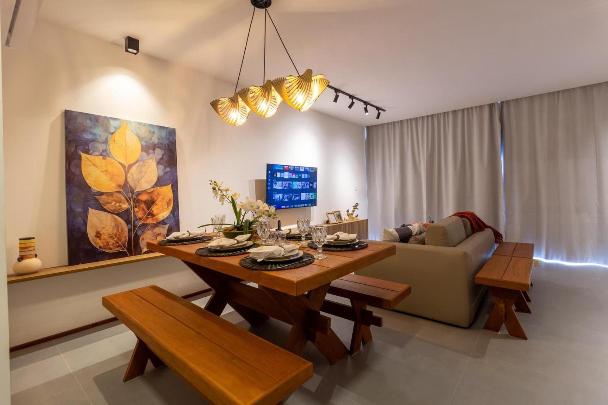 Villa Naluri Frente Mar em Japaratinga por Quarto à Vista