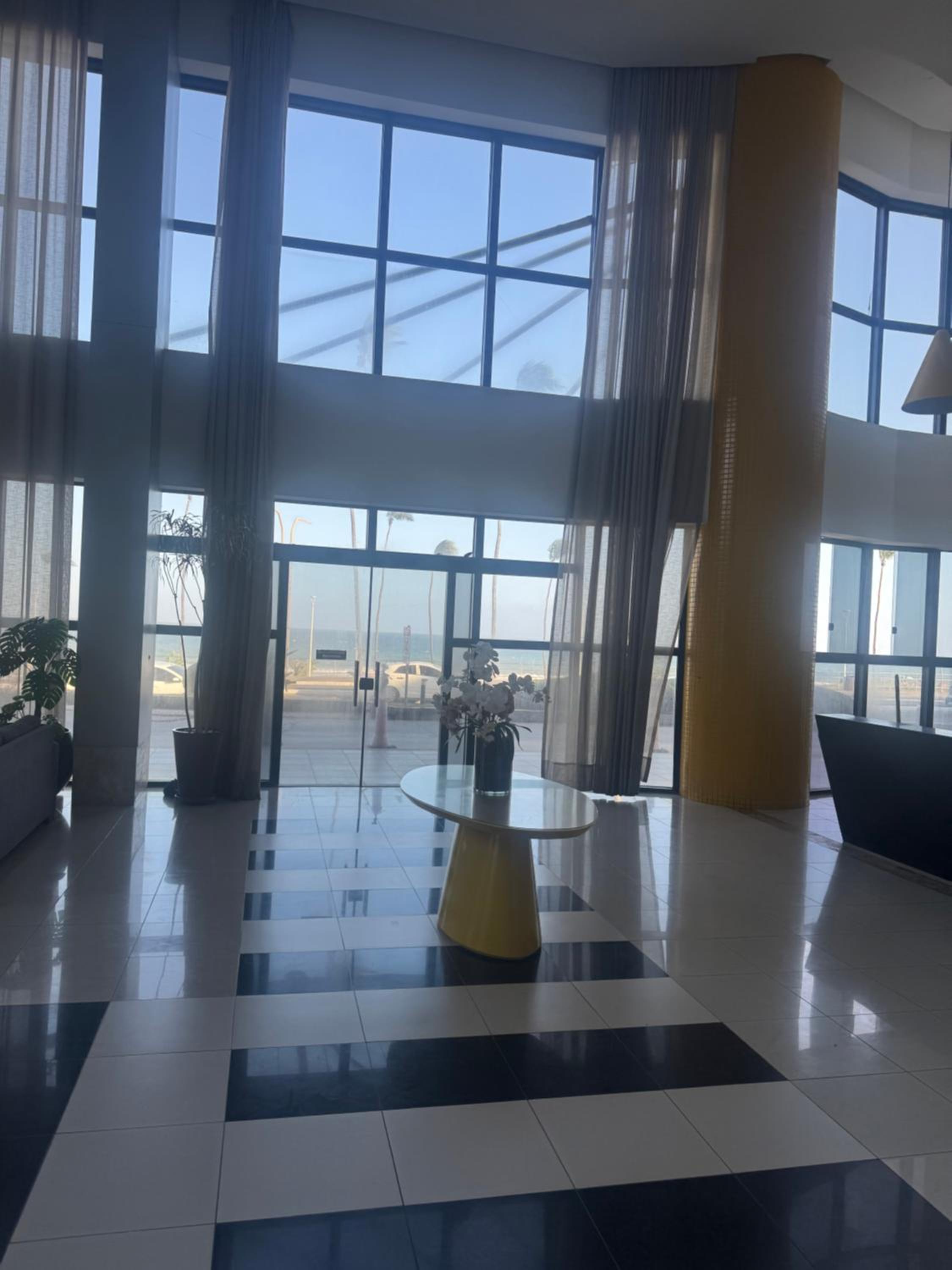 Flat vista mar
