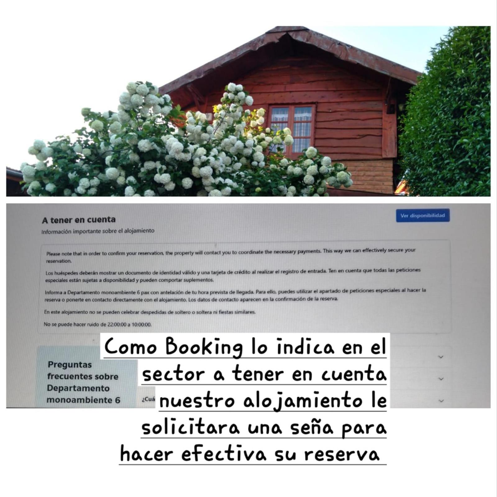 Departamento monoambiente 6 pax