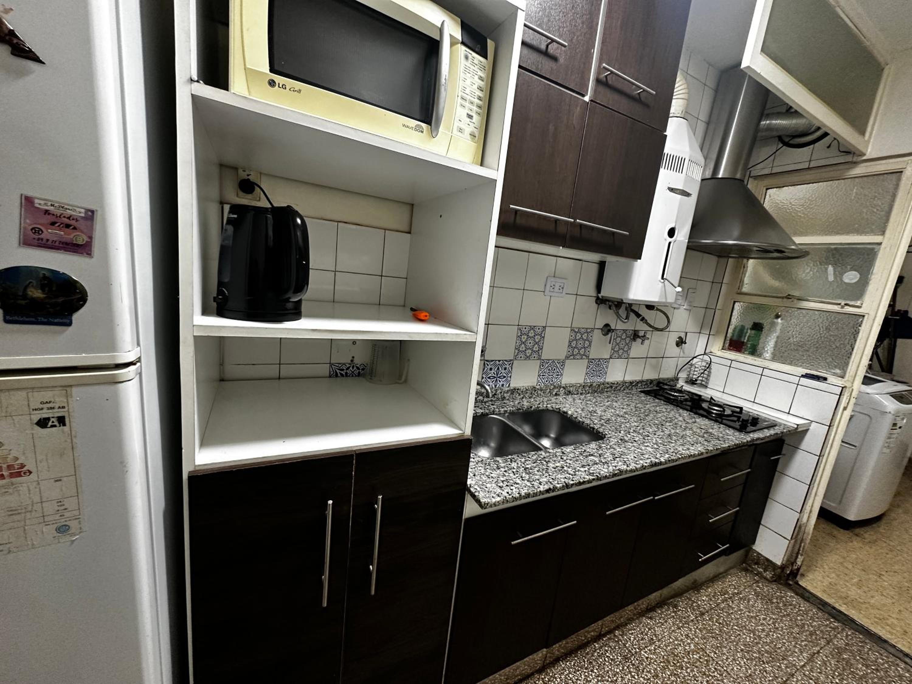 departamento de 3 ambiente con 2 habitaciones 1 baño con patio amoblado