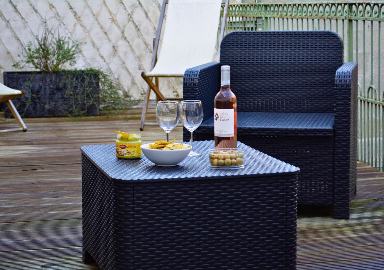 Le Charme D'Antan - Terrasse - Balcon - Hypercentre Evreux