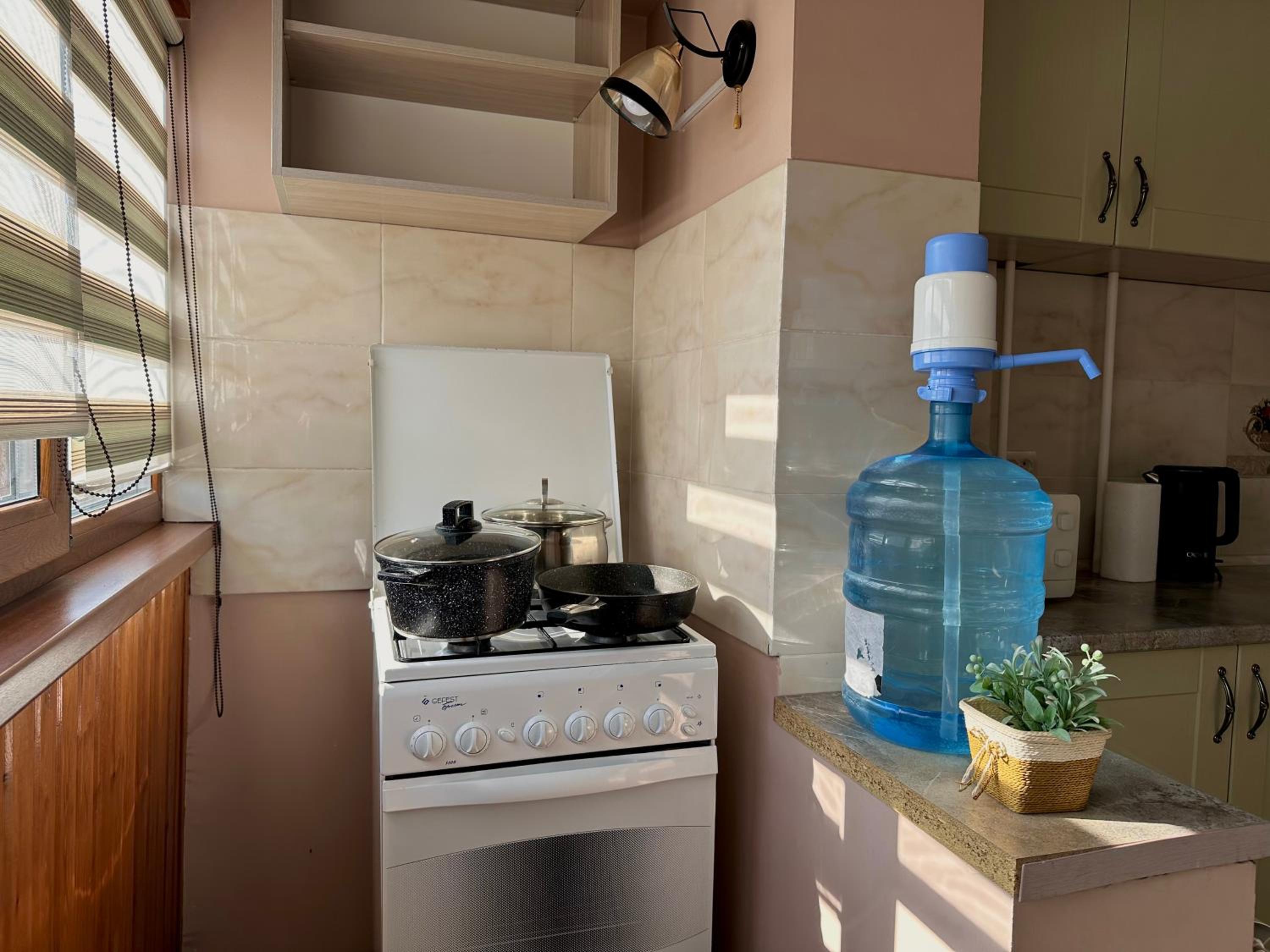 Lightful in the heart of Almaty, Zhibek zholy 81 & drinking water