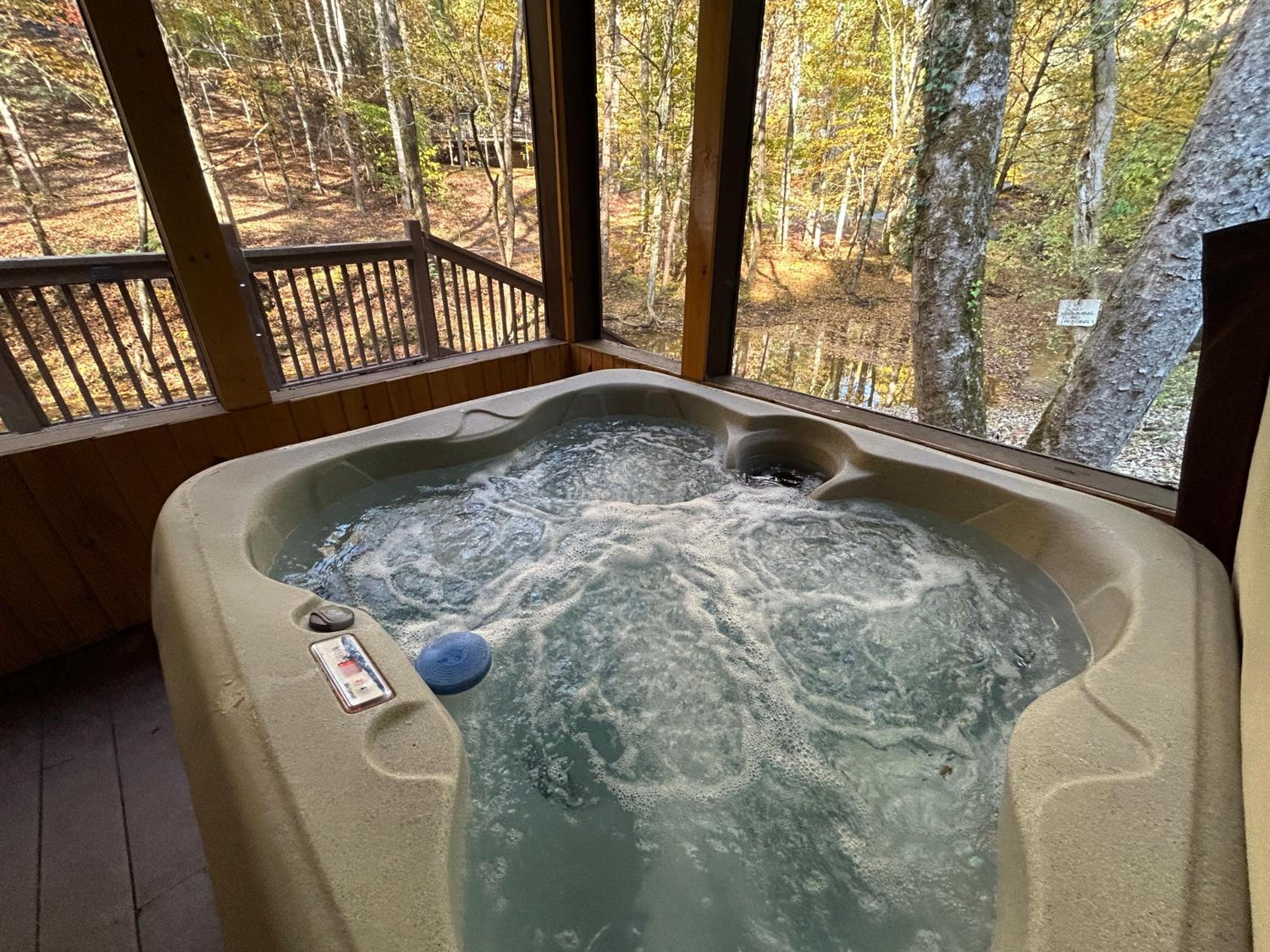 Cool Creek Honeymoon near a Creek view 2