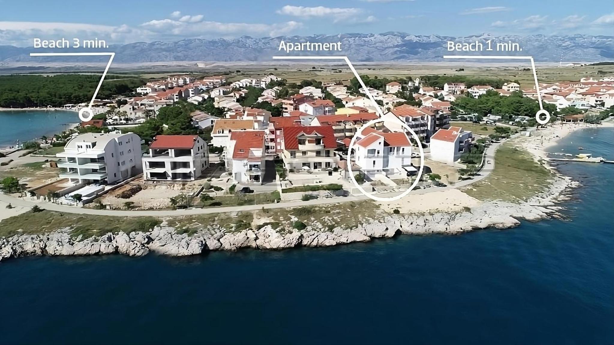 Beachfront deluxe apartment