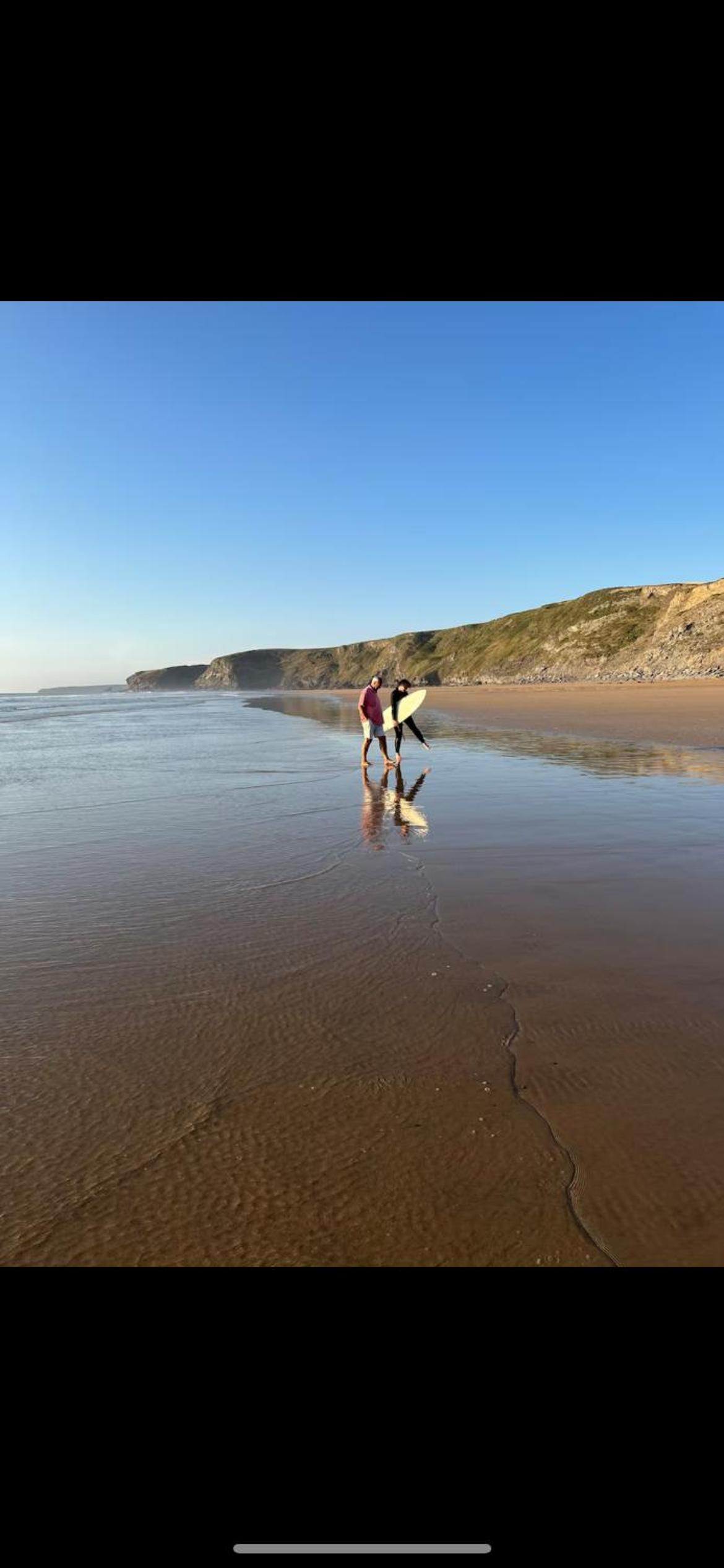 Cousins beach house Three bedroom lodge St Minver view 4