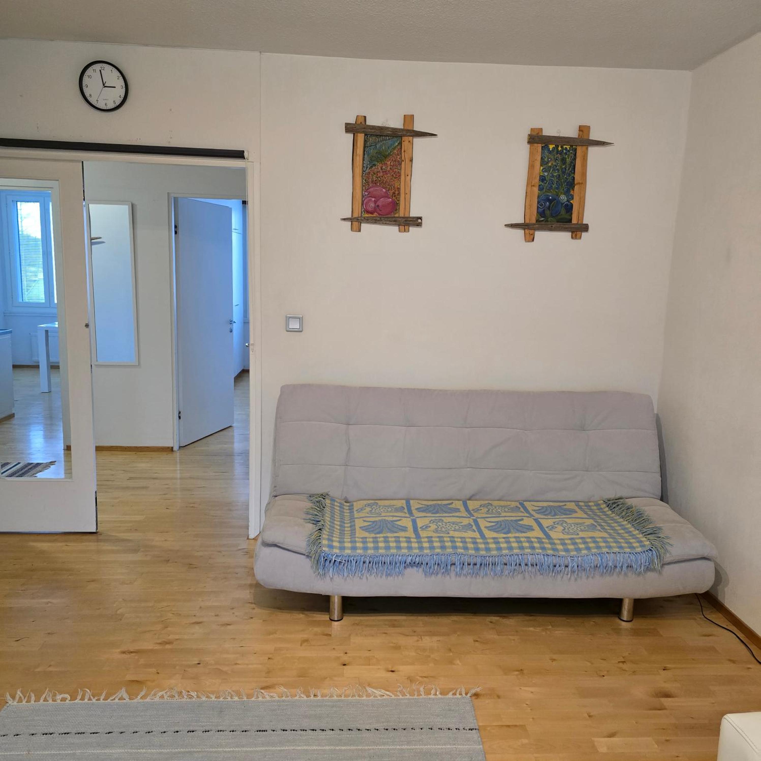 Avara ja kodikas huoneisto parvekkeella