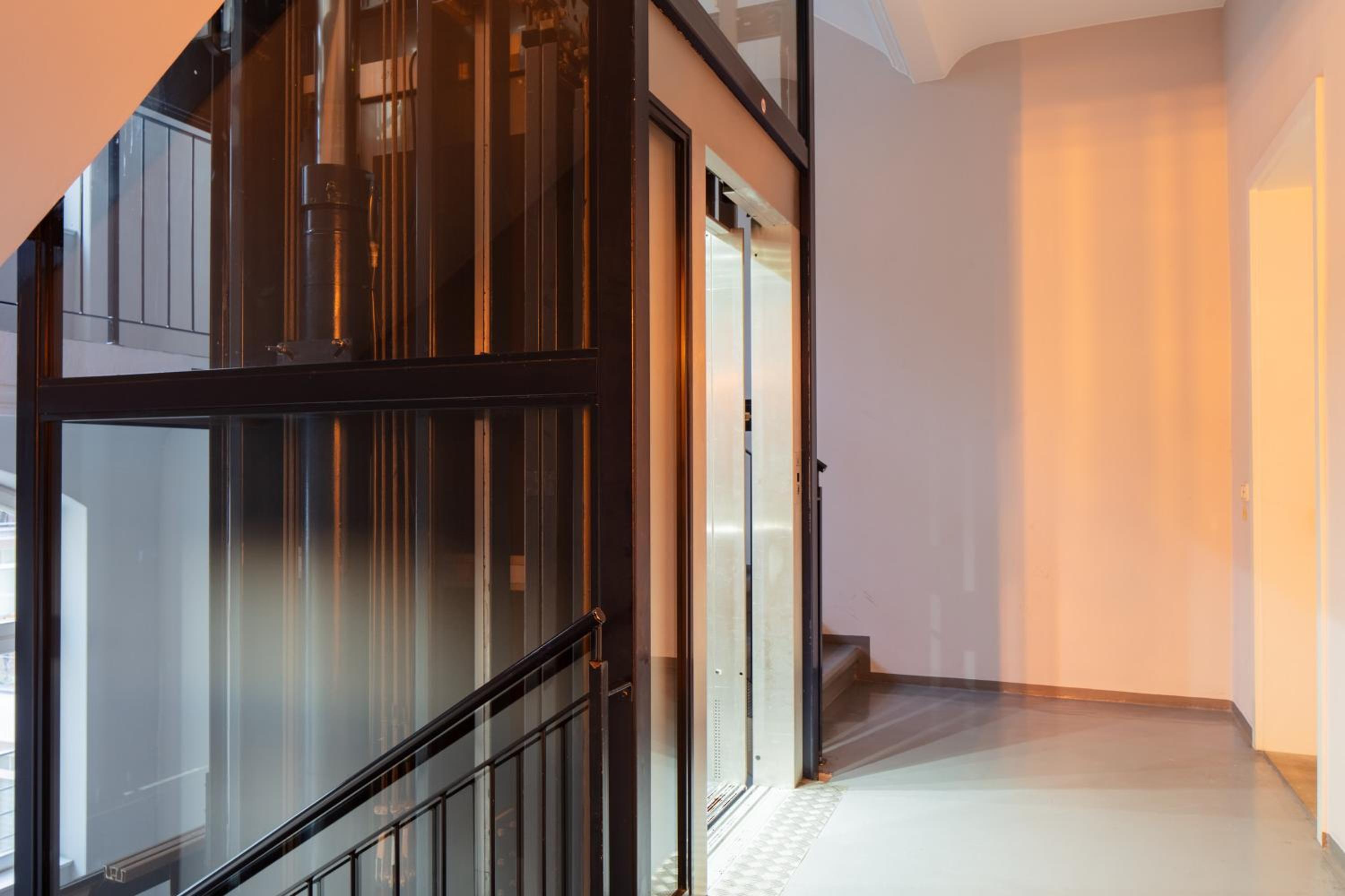 quit and central designer loft with elevator