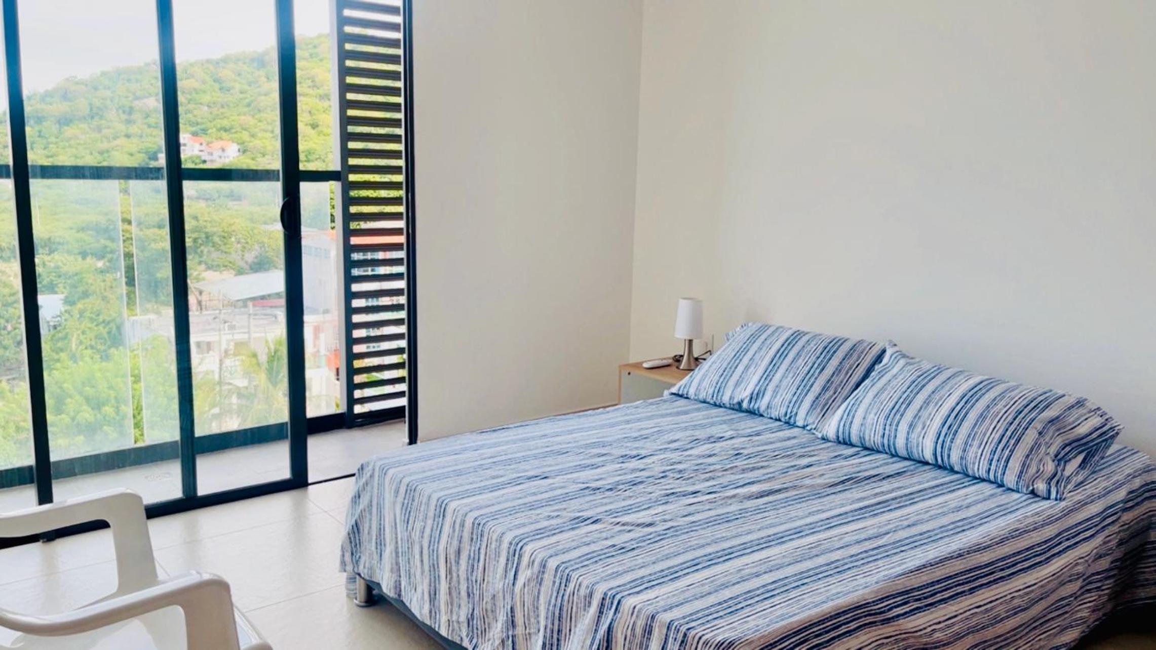 Apt con vista al mar en pozos colorados