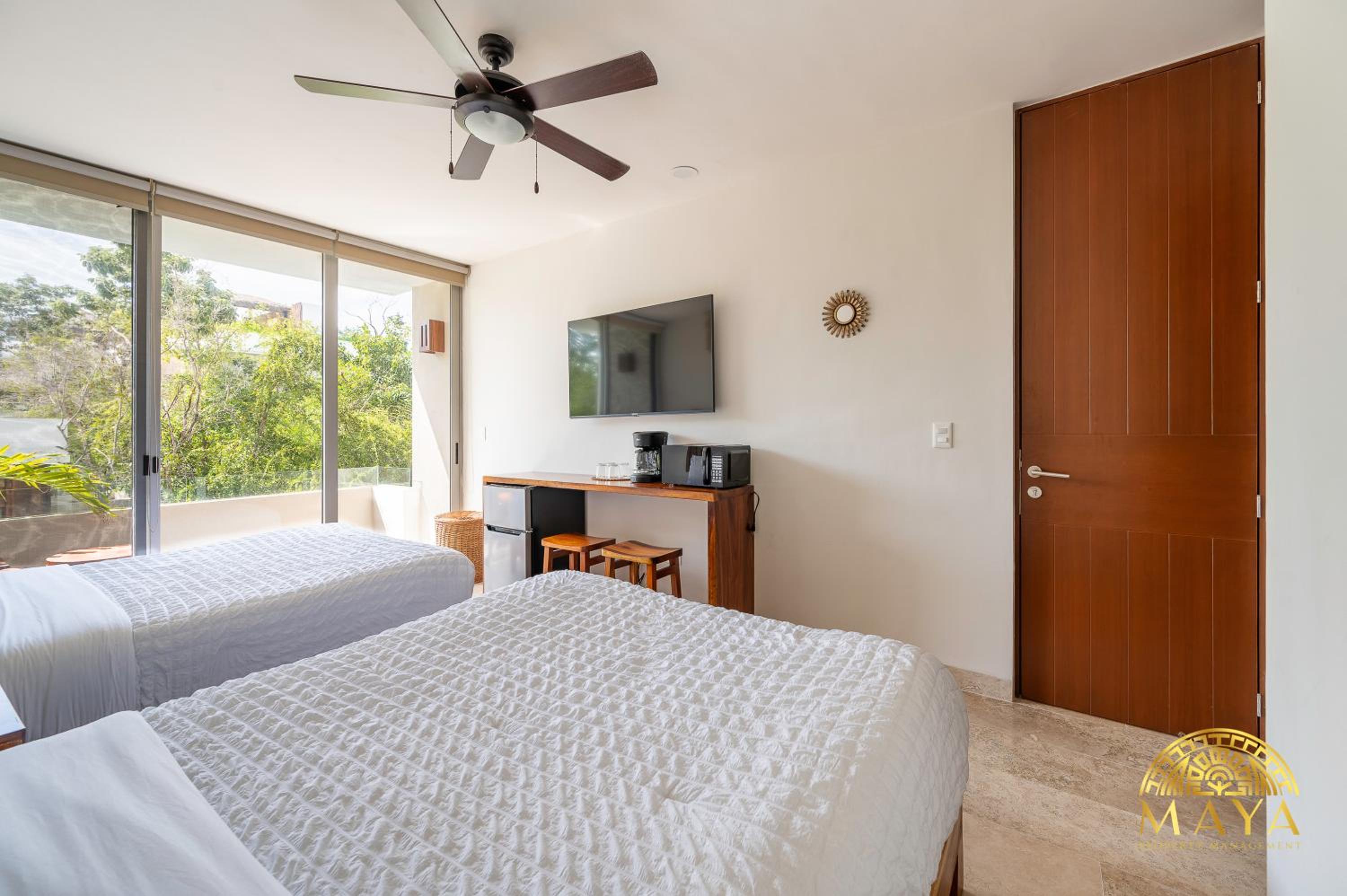NHOA 205A Lux 2BR Condo Pool View in Aldea Zama